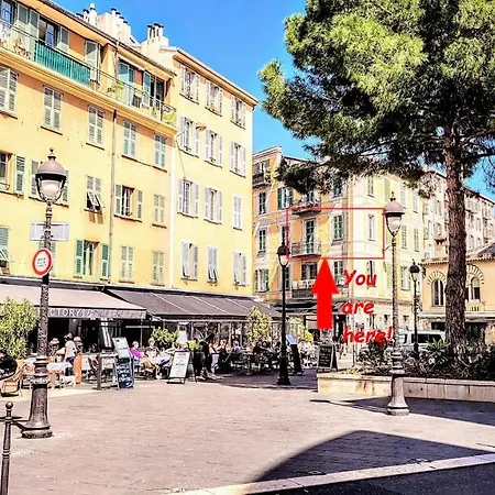 아파트 Nice's Fabulous Place Du Pin With Ac, Balcony